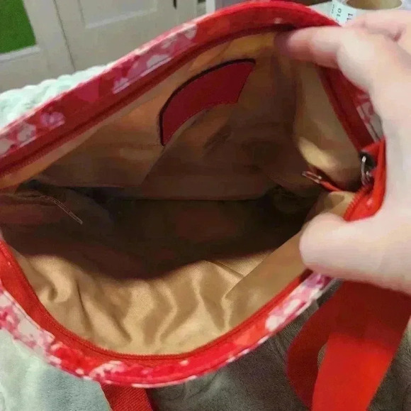 COACH GETAWAY Floral FILE BAG CROSSBODY SHOULDER PURSE TRAVEL F31963 - Picture 7 of 8